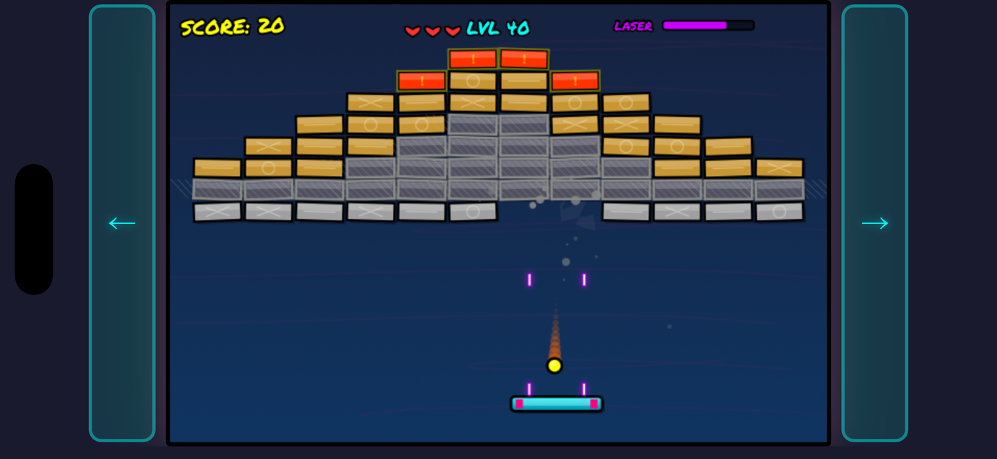 GRIND BREAKER anspruchsvolles Level mit dichter Blockanordnung