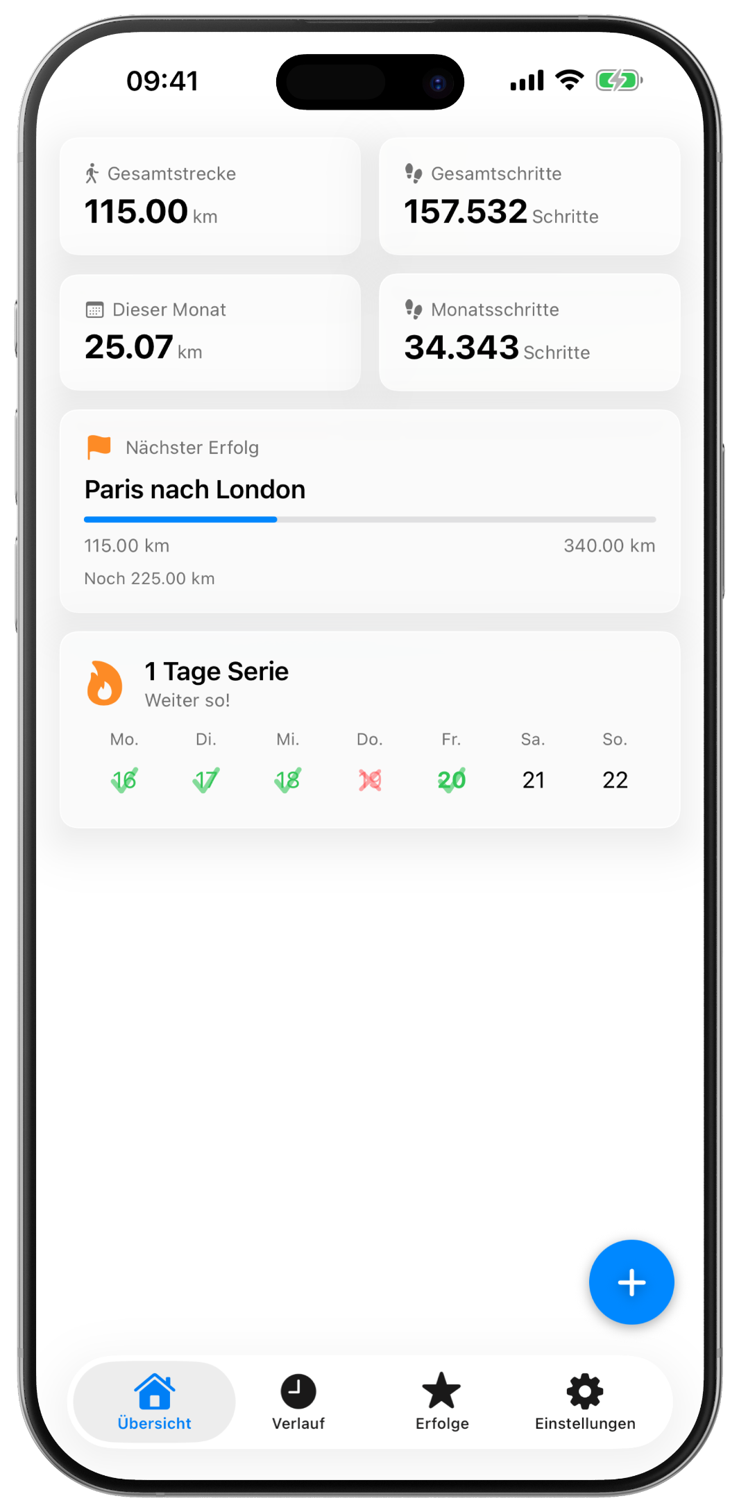 WalkPadLog Dashboard